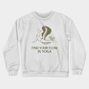 Find Your Flow in Yoga Crewneck Sweatshirt